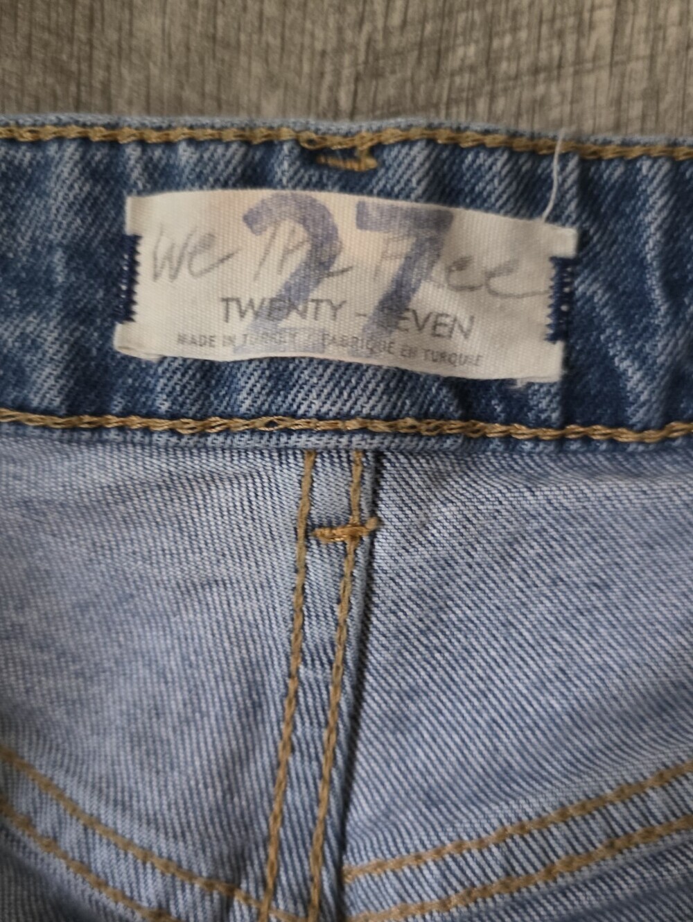 We The Free Light Blue Wide Leg Jeans - Picture 6 of 7